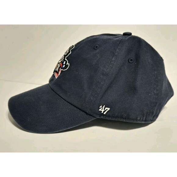 Rocket City Trash Pandas Hat Baseball Cap '47 Clean Up Strap Back Navy Blue - Picture 3 of 7